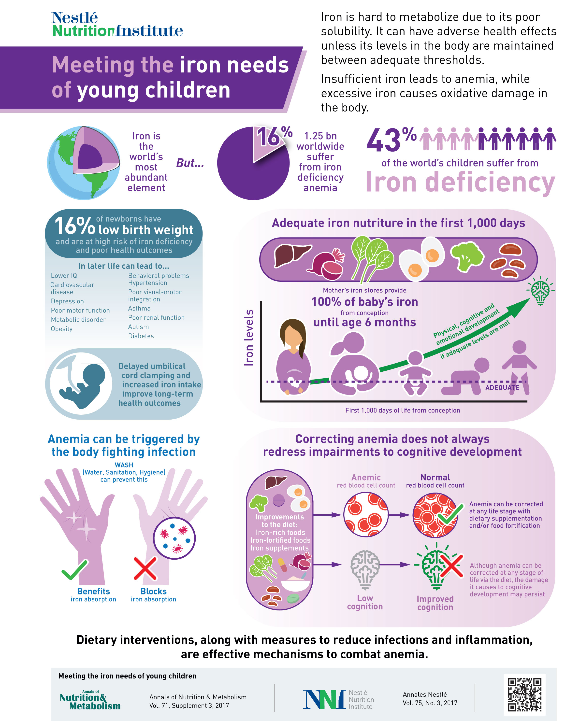 Meeting the iron needs of young children (infographics)
